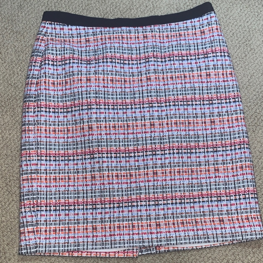 Talbots Petites Multicolor Plaid Women's Skirt size 4P